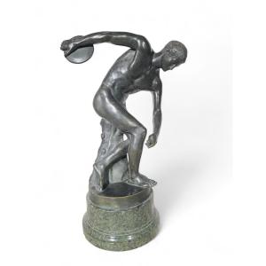 Bronze Sculpture Of The Discobolus, 19th Century, Grand Tour