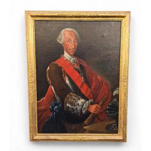 Portrait Of Charles De Bourbon As King Of Naples. Oil On Canvas. 