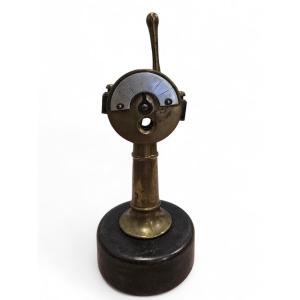 German Bronze Cigar Cutter In The Shape Of A Telegraph, Circa 1930