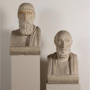 Asclépios Et Hippocrate Sculp