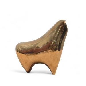 Modernist Bronze Bull Sculpture, Signed And Numbered