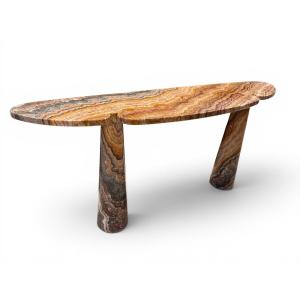 Italian Granite Console Table, 1980s