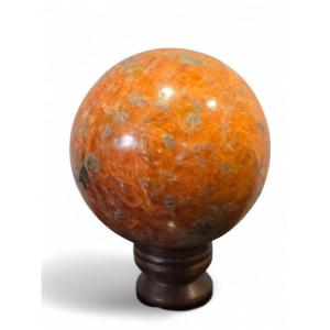 Large Sphere Made Of Natural Quartz Crystal, 1970s