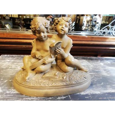 Terracotta Sculpture XIX Eme