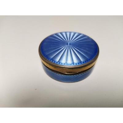 Small Silver Box Emaile XIX