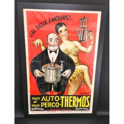 Large Auto-thermos Poster - Josephine Baker (1946)