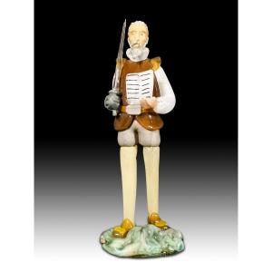 Bohemian Crystal Don Quixote 1950s