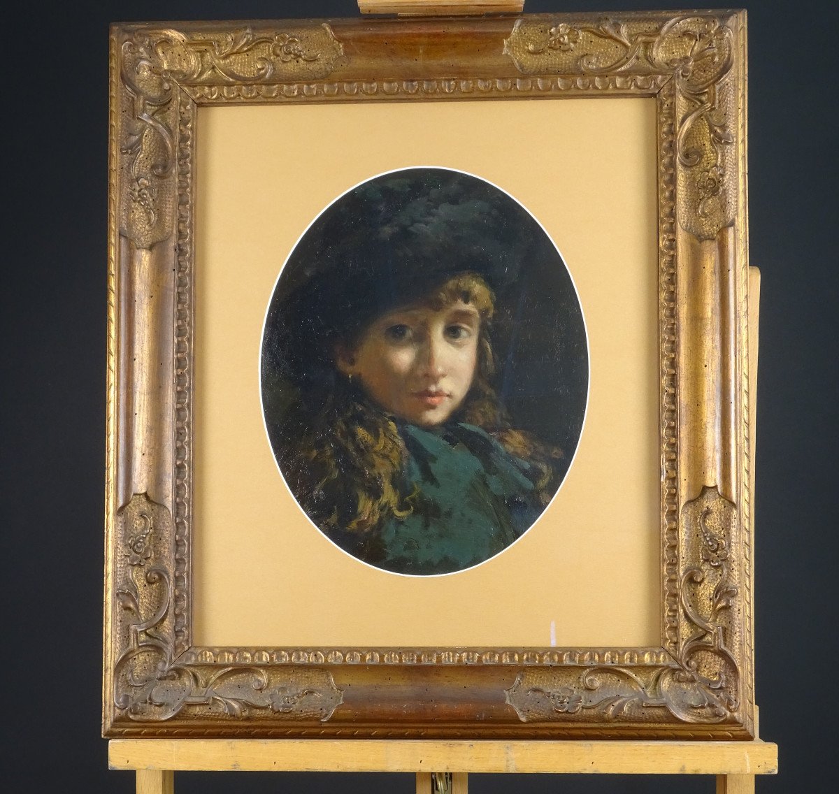 Dipinto "ritratto di giovane ragazza" di ambito veneto-veneziano-photo-2