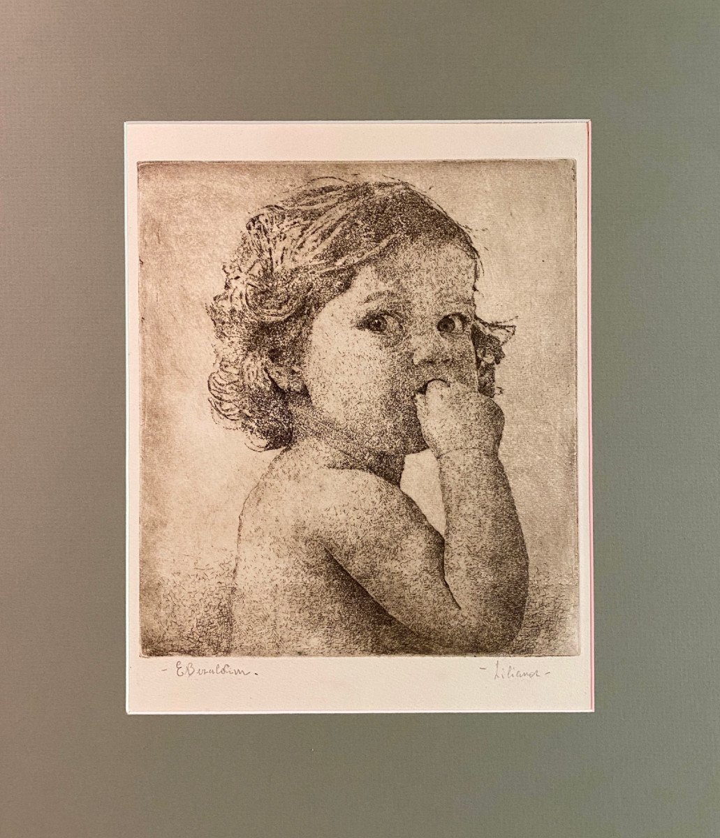 Ettore Beraldini – Ritratto di bambina “Liliana”