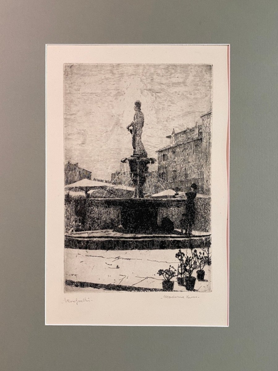 Ettore Beraldini – Veduta della Fontana Madonna Verona