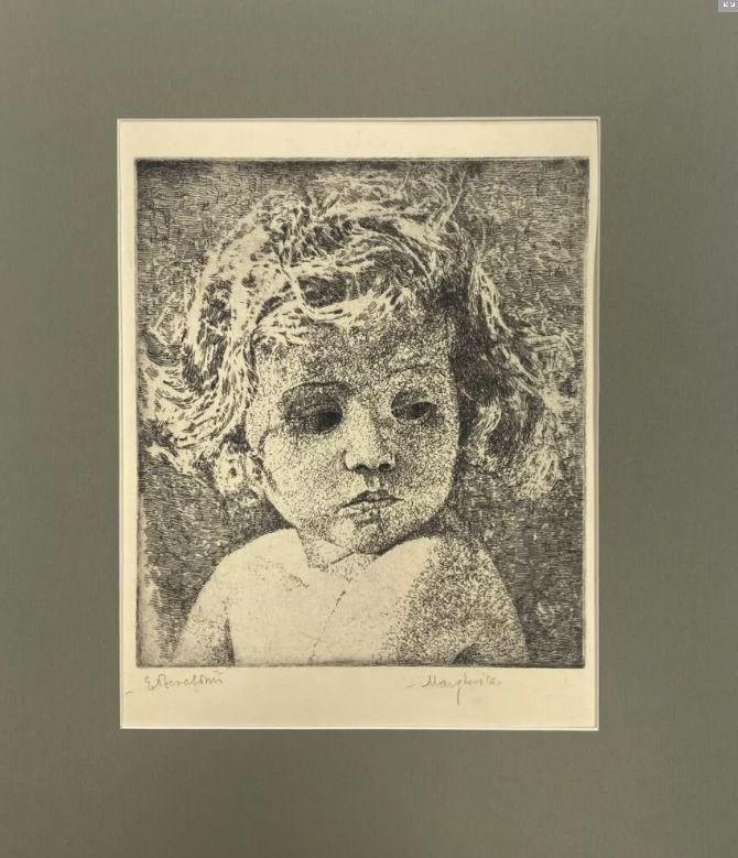 Ettore Beraldini – Ritratto di bambina “Margherita”  