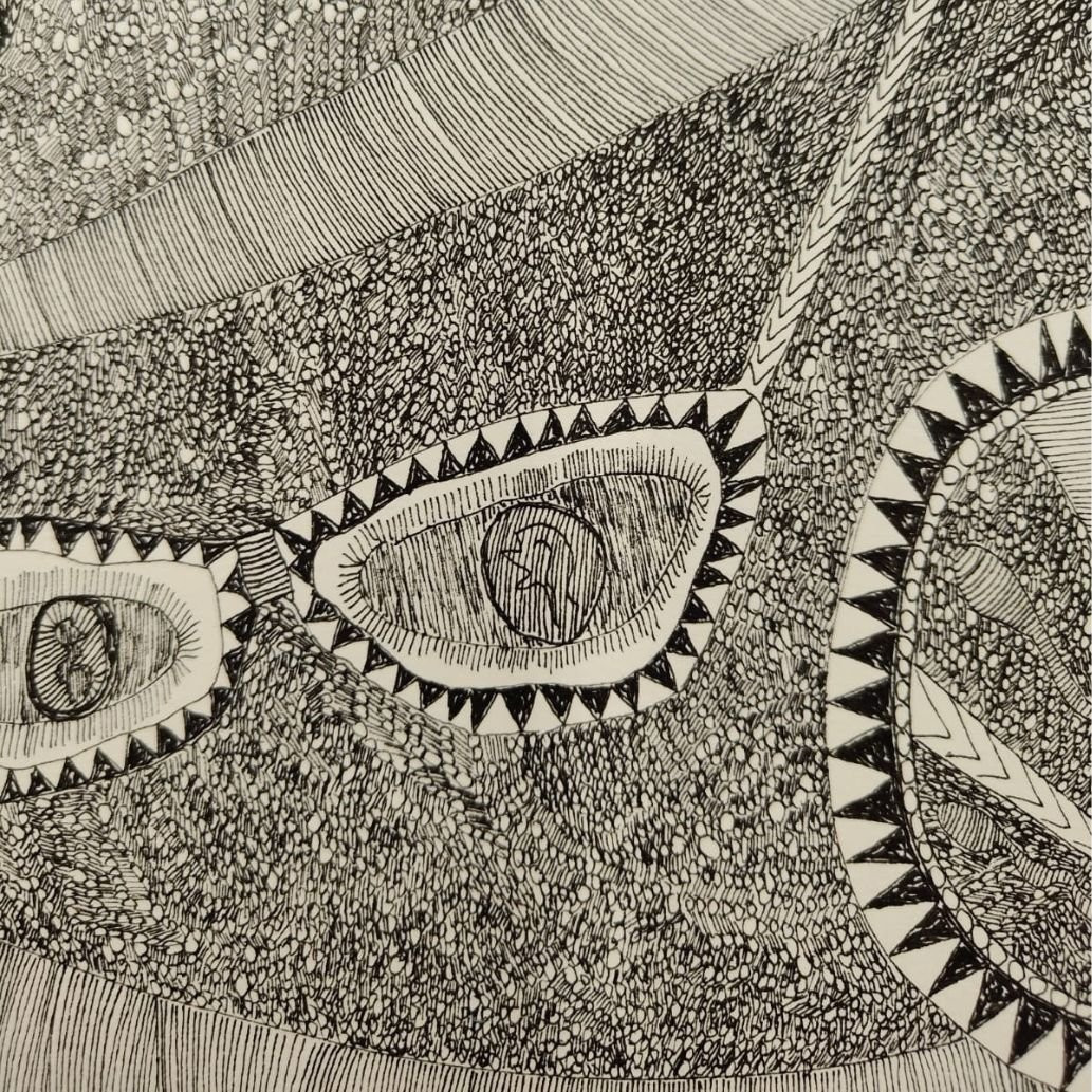 Gala Barbisan, "Disegno Surrealista", Italia, 1967-photo-2