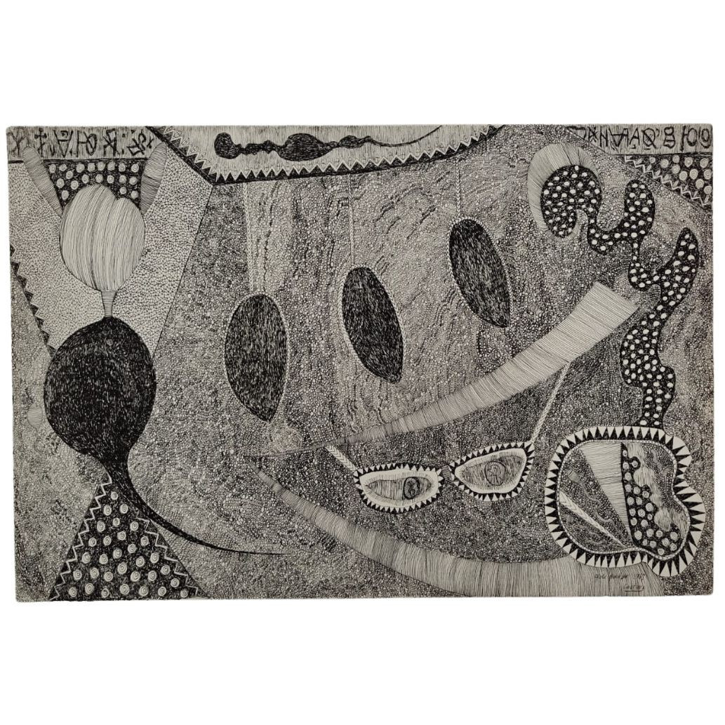 Gala Barbisan, "Disegno Surrealista", Italia, 1967