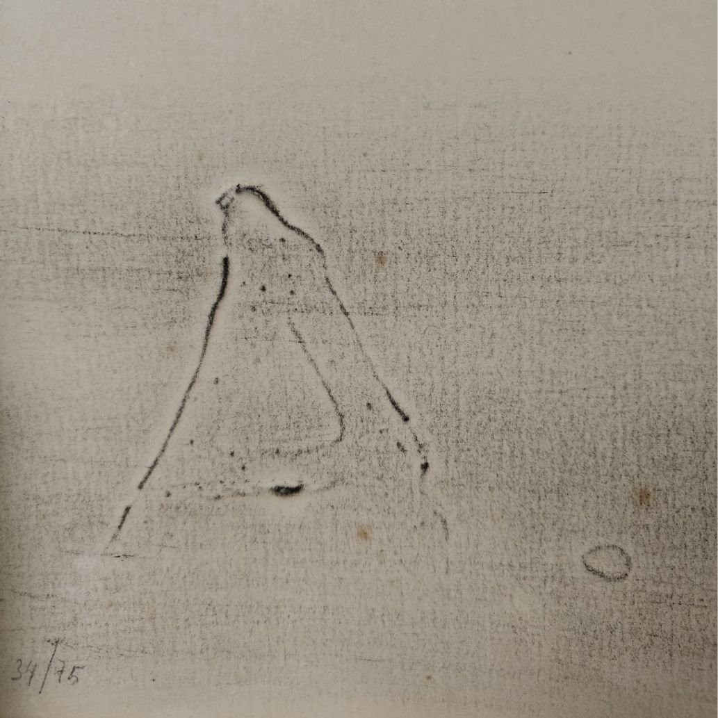 Stampa di Antoni Tàpies, "Cordill", 1972, Spagna-photo-3