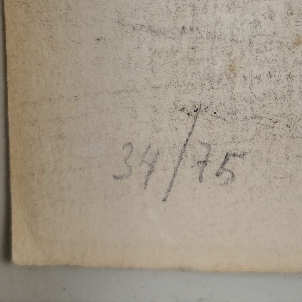 Stampa di Antoni Tàpies, "Cordill", 1972, Spagna-photo-4