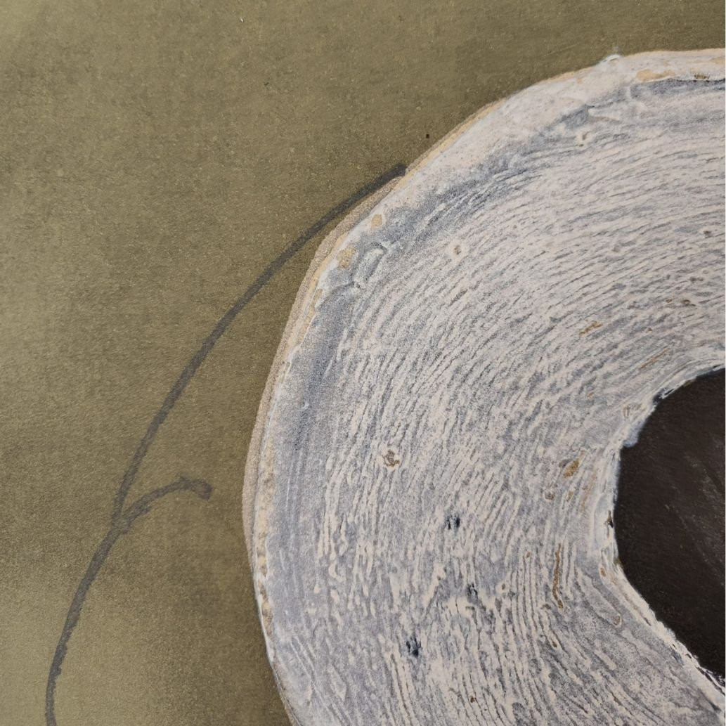 Stampa di Antoni Tàpies, "Blanc central", 1982, Spagna-photo-4