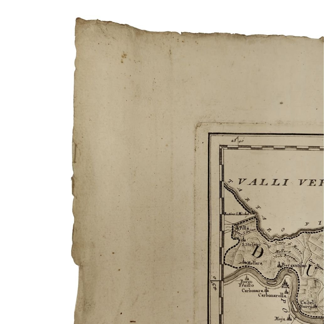 Incisione Giovanni Valle, “Il Polesine di Rovigo, Ducato di Ferrara e Dogado”, 1793-photo-1