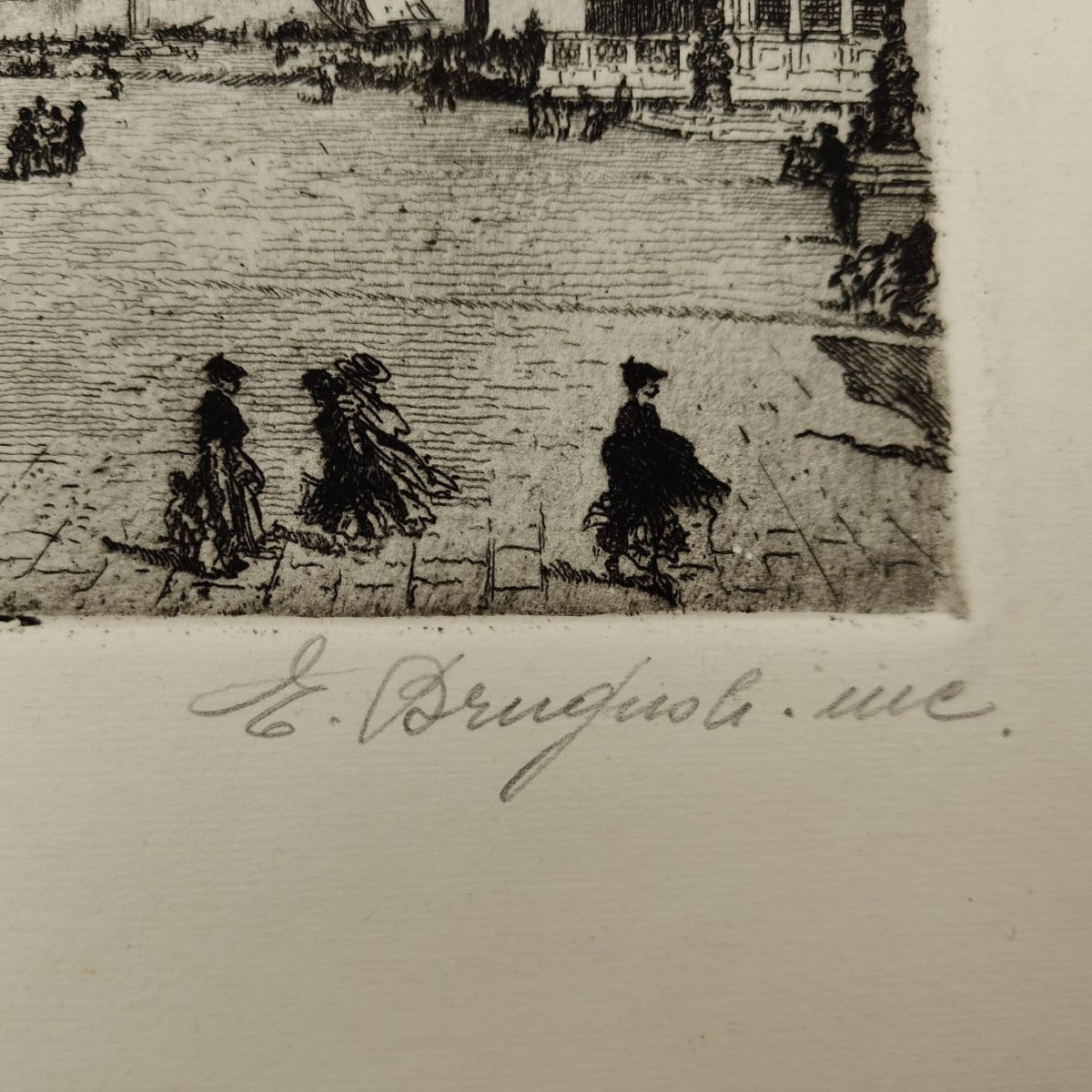 Emanuele Brugnoli, Acquaforte “Basilica di San Marco”, Venezia, anni 1920, Italia-photo-5