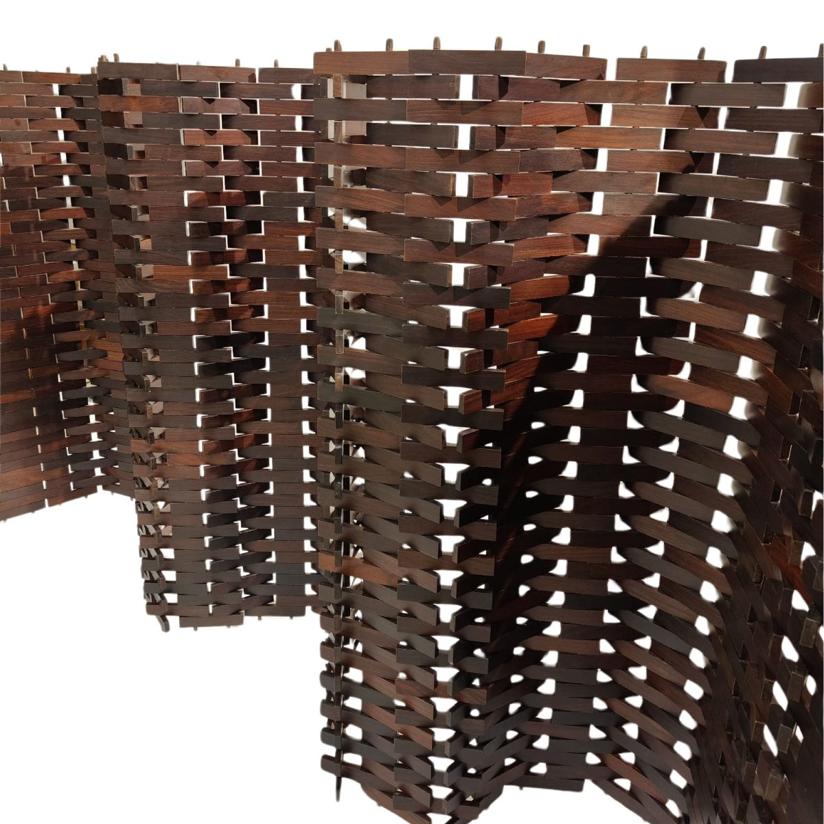 Separè in teak, manifattura italiana, anni 1970–1980 ca.-photo-2