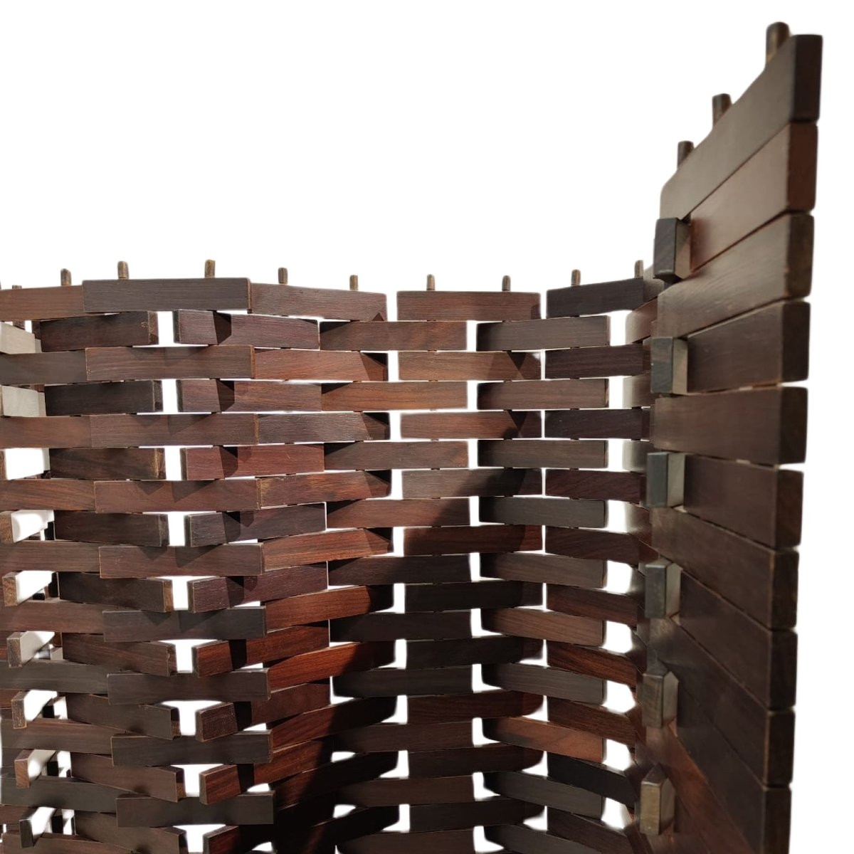 Separè in teak, manifattura italiana, anni 1970–1980 ca.-photo-3