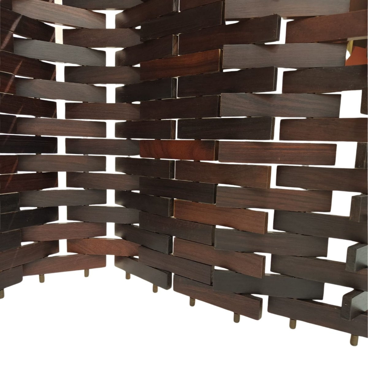 Separè in teak, manifattura italiana, anni 1970–1980 ca.-photo-4