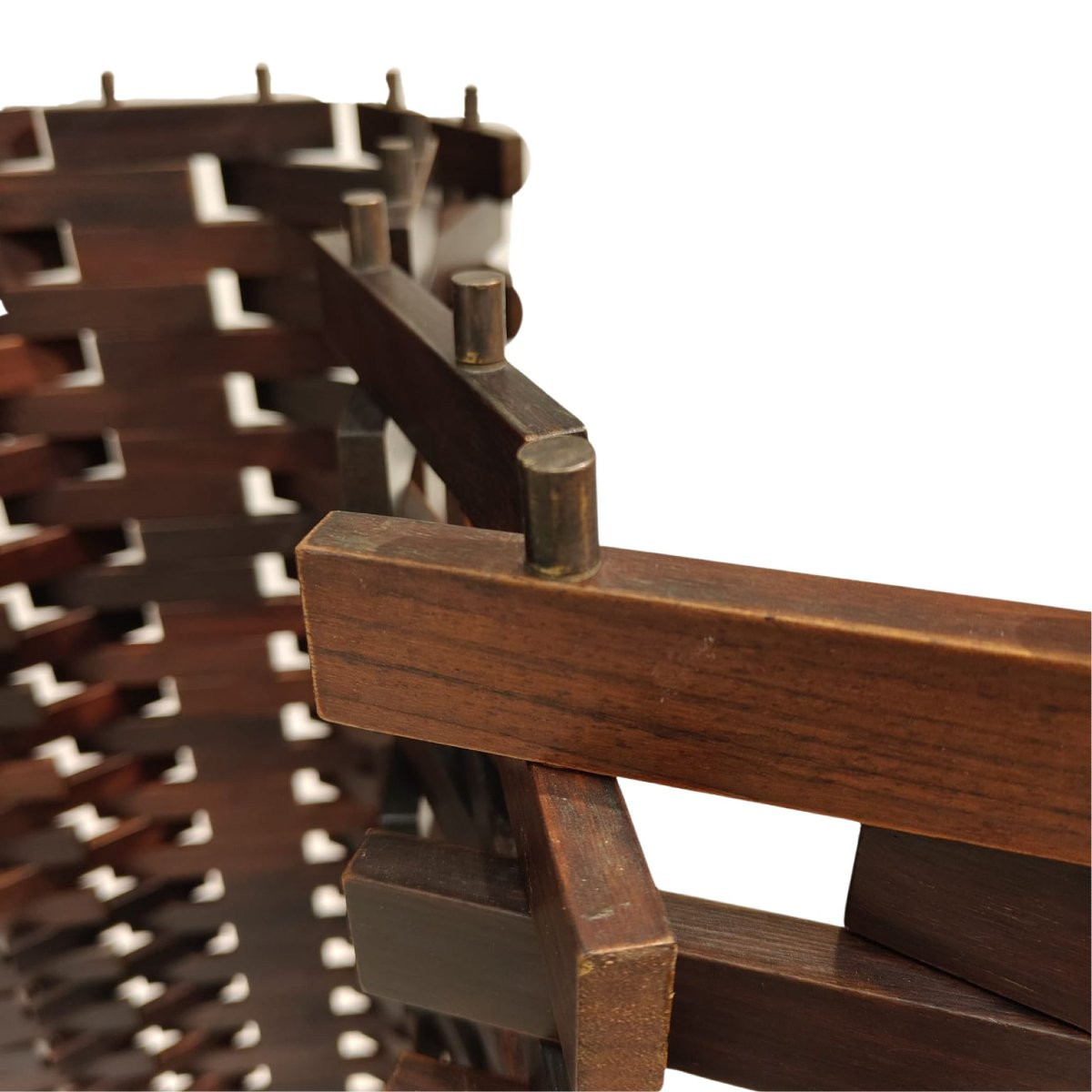 Separè in teak, manifattura italiana, anni 1970–1980 ca.-photo-1