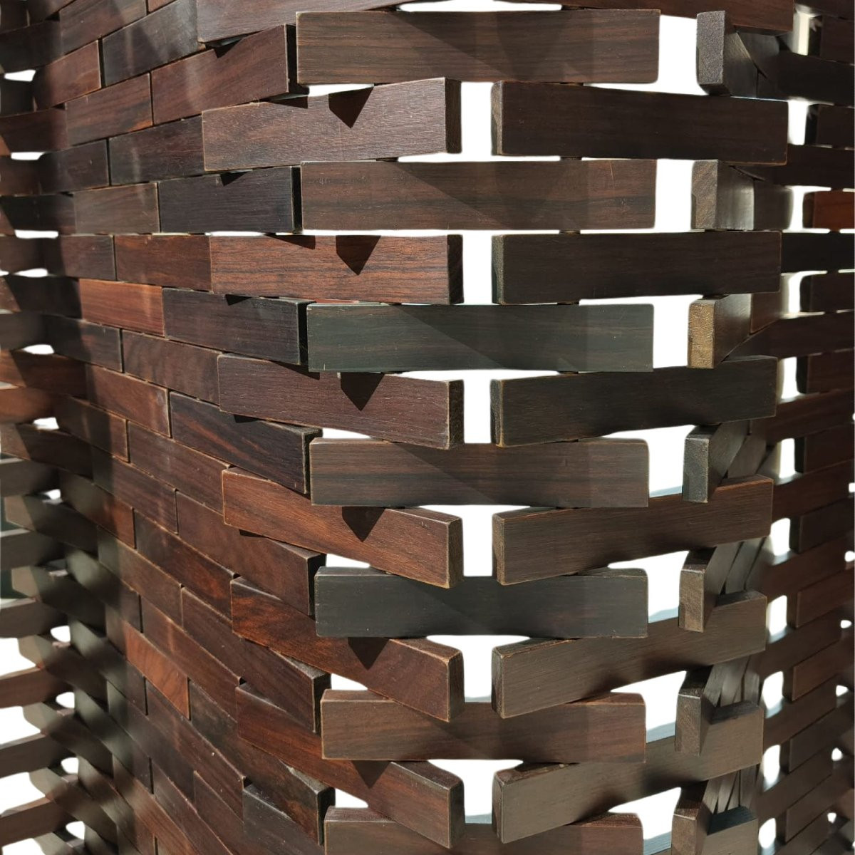 Separè in teak, manifattura italiana, anni 1970–1980 ca.-photo-4