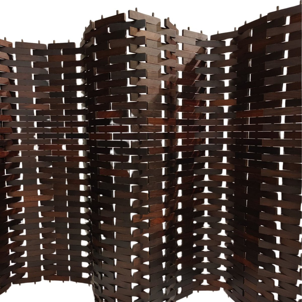 Separè in teak, manifattura italiana, anni 1970–1980 ca.-photo-5