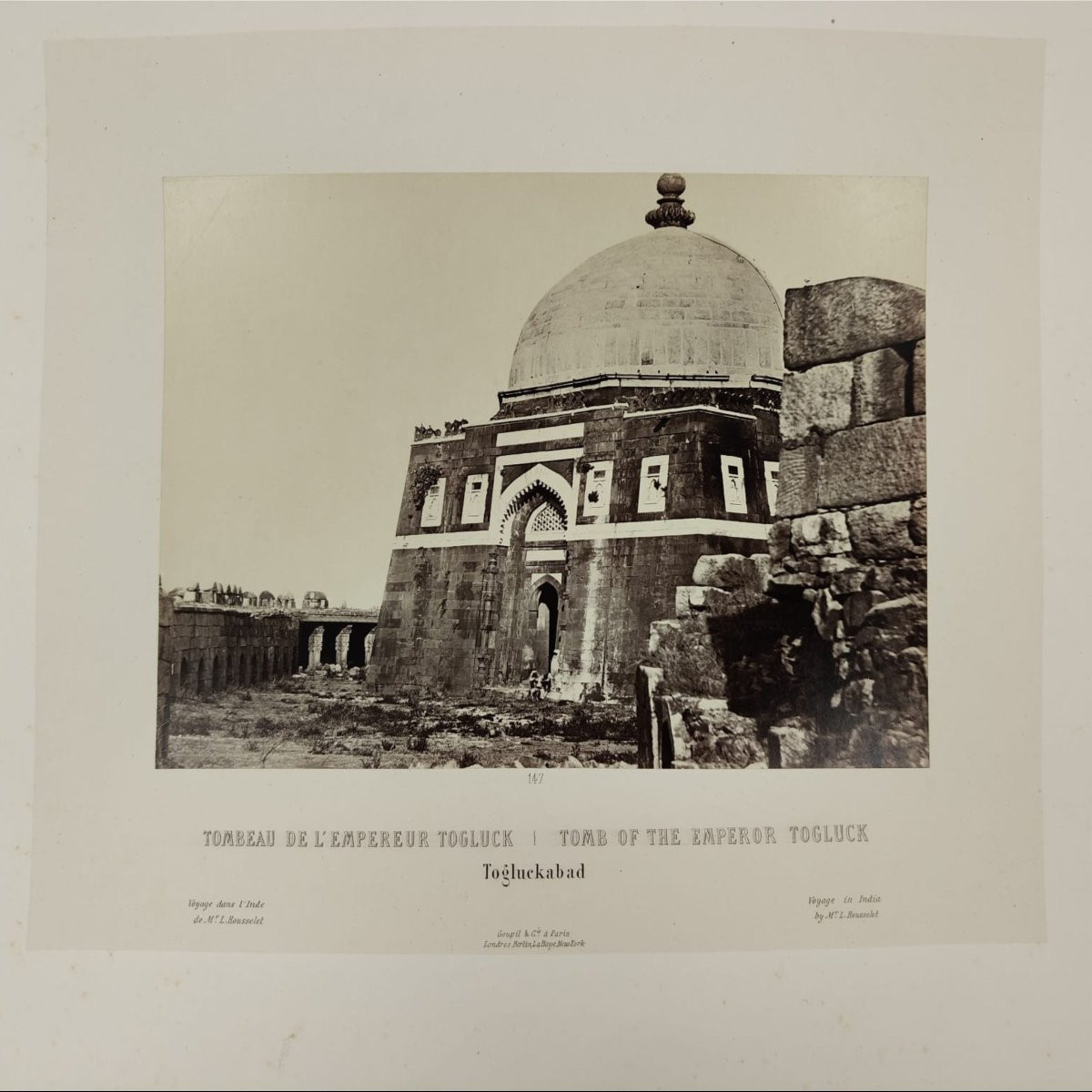 Louis Rousselet – Due fotografie all’albumina dell’India, N° 147/148, 1868 ca.-photo-2