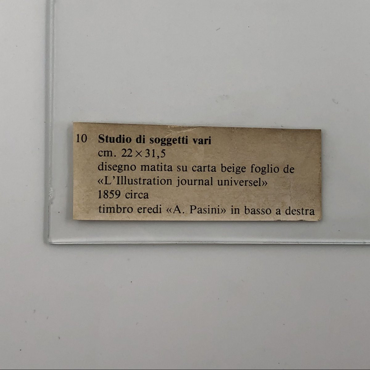 Alberto Pasini – Studio di soggetti vari, matita su carta, 1860/70 ca.-photo-8