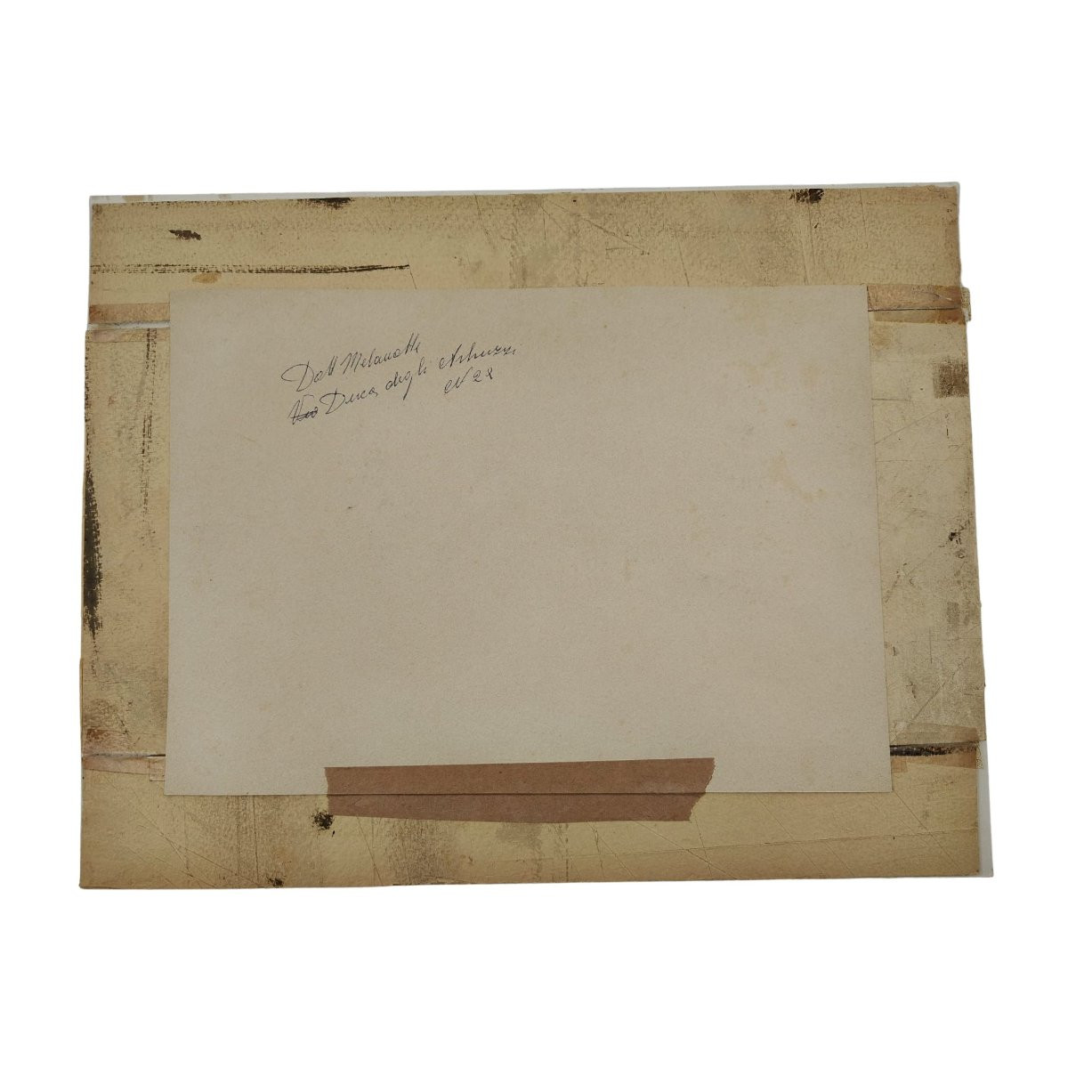 Alberto Pasini – Castello di Montechiarugolo, Acquerello su cartoncino, anni 60/70-photo-3