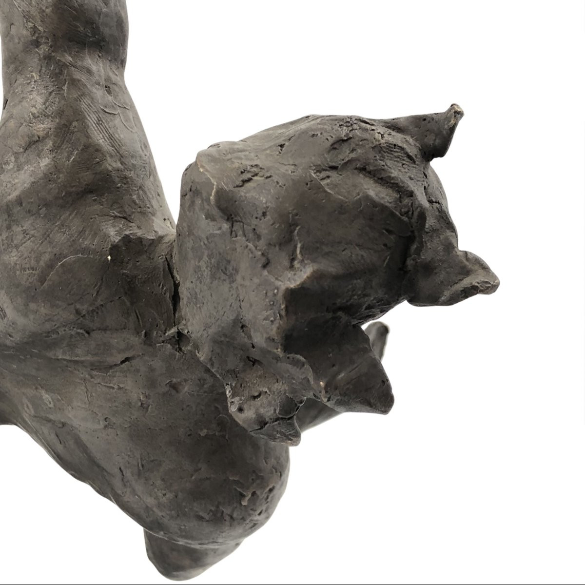 Bozzetto in bronzo e marmo, L’uomo e lo sport, Angelo Maineri, 1999, Italia-photo-6