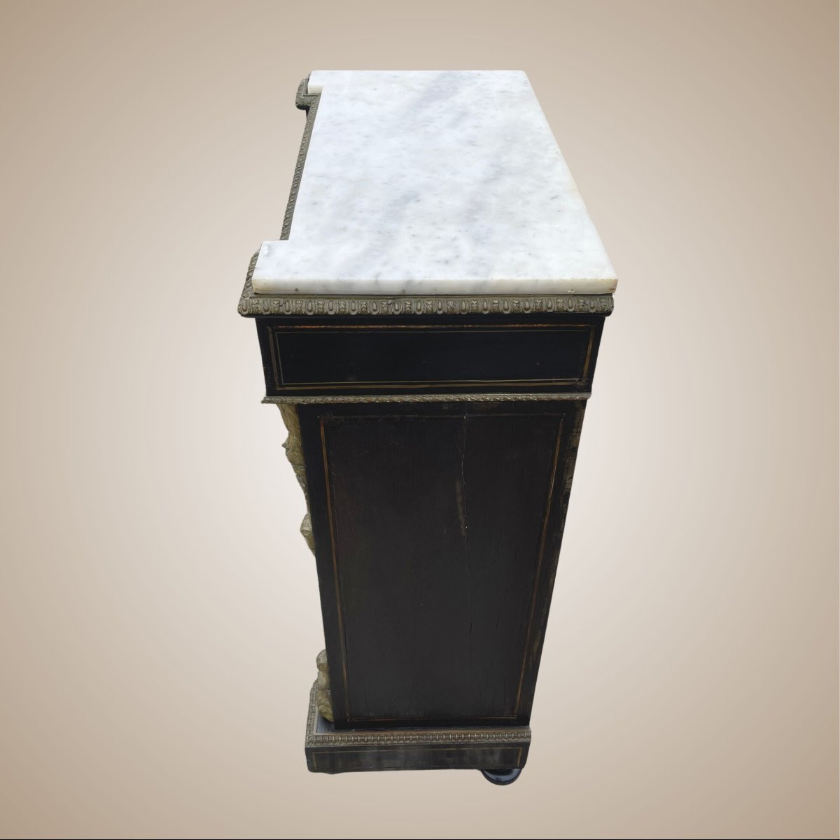 Credenza in stile Napoleone III, produzione francese, fine XIX secolo-photo-4