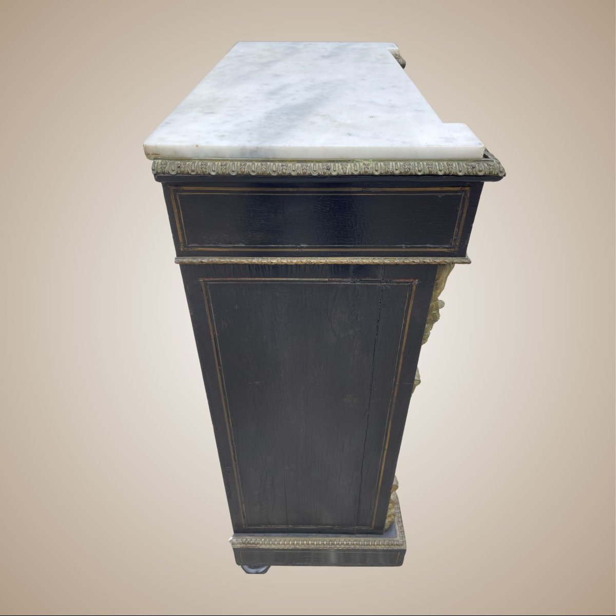 Credenza in stile Napoleone III, produzione francese, fine XIX secolo-photo-1