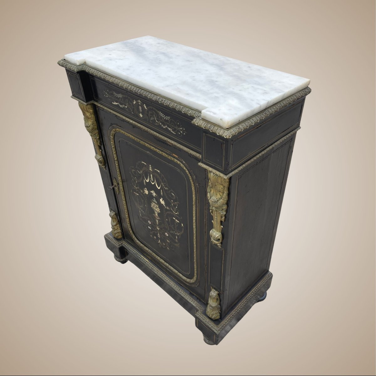 Credenza in stile Napoleone III, produzione francese, fine XIX secolo-photo-7