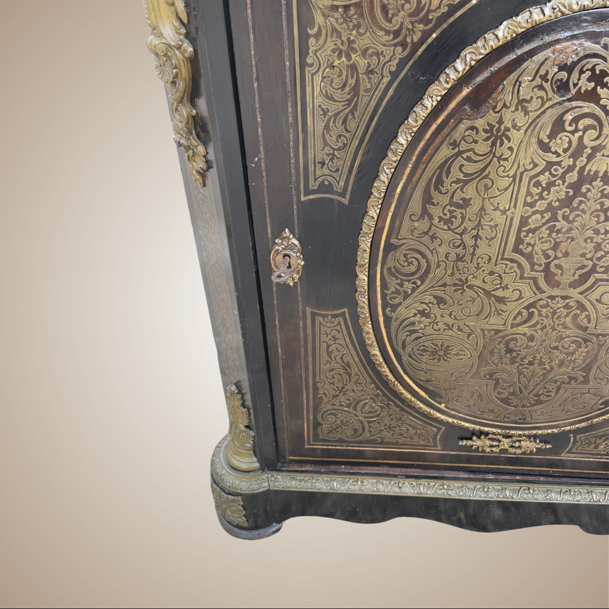 Credenza in stile Boulle, produzione francese, fine XIX secolo-photo-2
