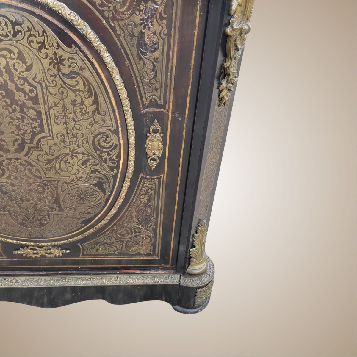 Credenza in stile Boulle, produzione francese, fine XIX secolo-photo-3