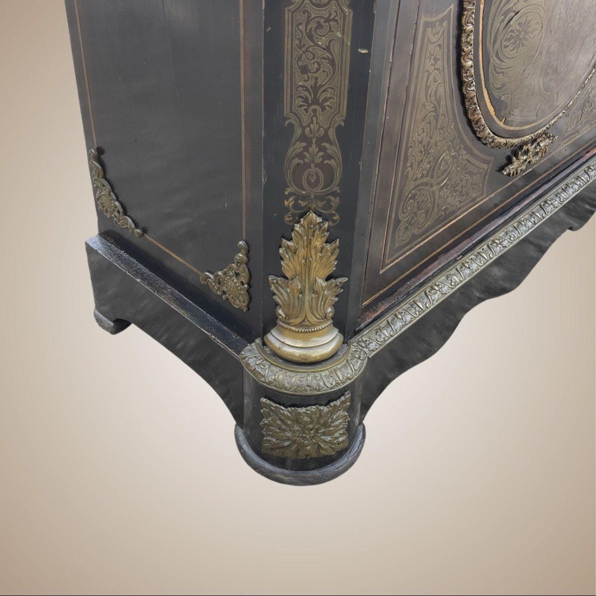 Credenza in stile Boulle, produzione francese, fine XIX secolo-photo-6