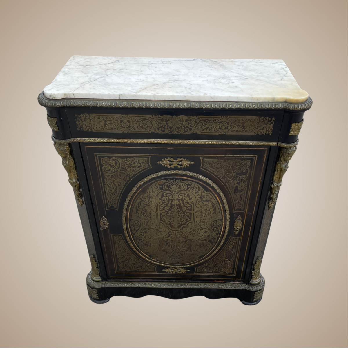 Credenza in stile Boulle, produzione francese, fine XIX secolo
