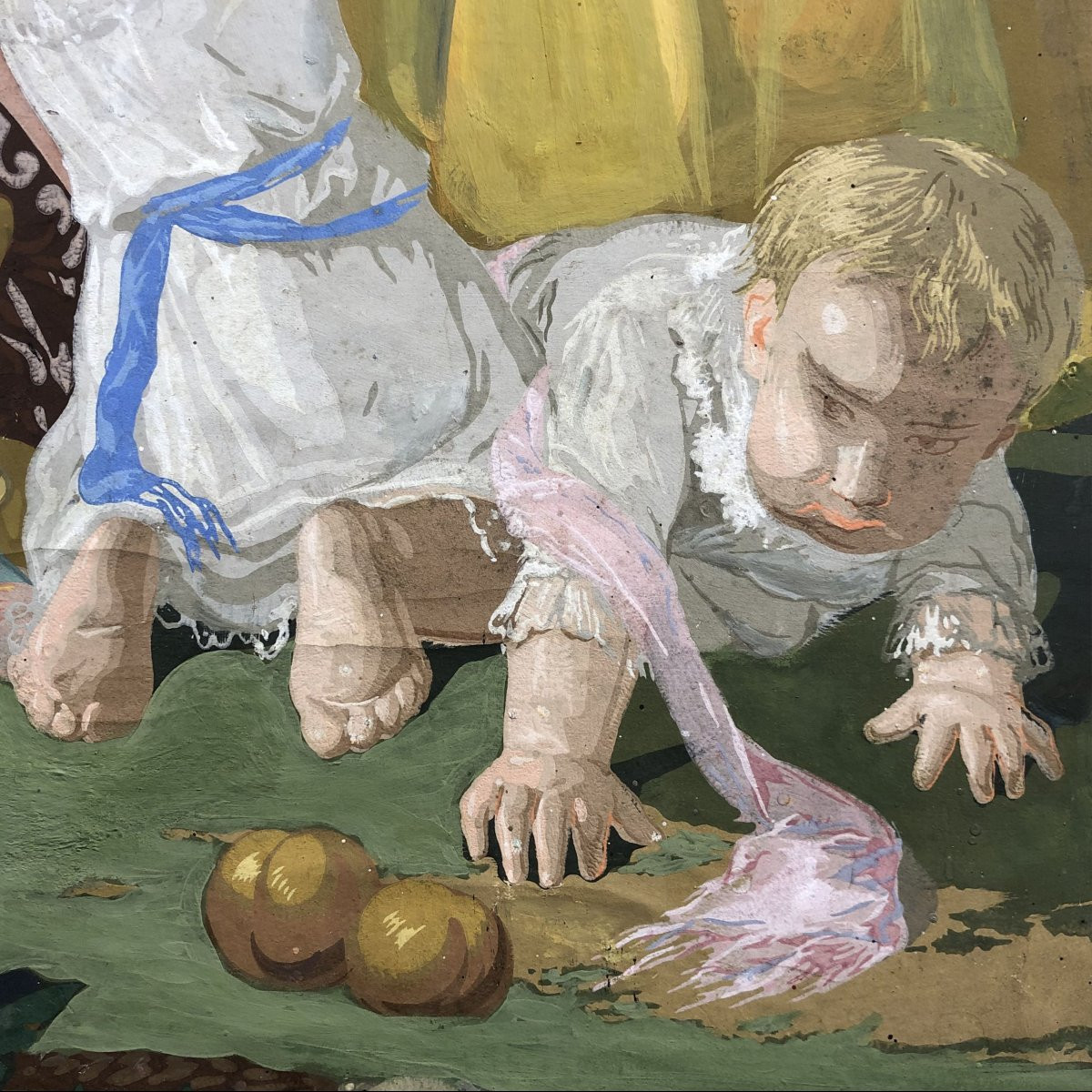 Tempera su cartone di ambito Preraffaellita, 1880 ca.-photo-8