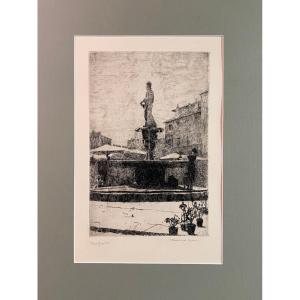 Ettore Beraldini – Veduta della Fontana Madonna Verona