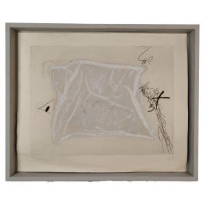 Stampa di Antoni Tàpies, "Mouchoir", 1971, Spagna