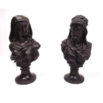 Personnages Classiques, Copie De Bustes En Bronze 