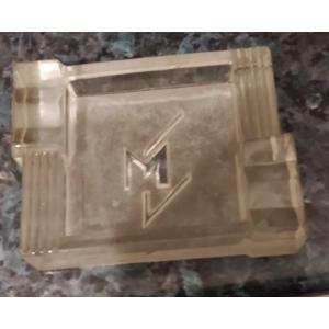 La Mamounia Glass Ashtray Voulais Pressed Art Deco
