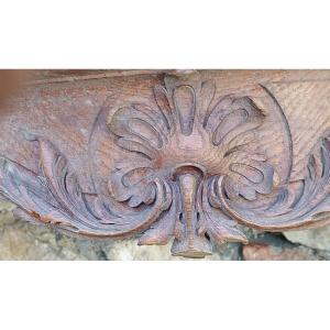 Louis XV Style Console In Solid Oak