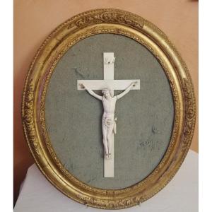 Framed Ivory Christ