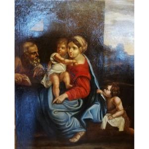 Oil Painting On Canvas 17th Century