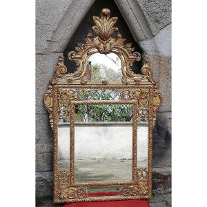 Regency Style Mirror In Gilded Wood