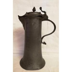 Large Pewter Pitcher Alsace