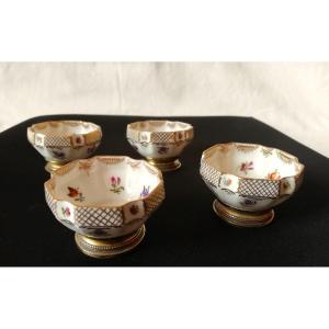 Four Meissen Cups